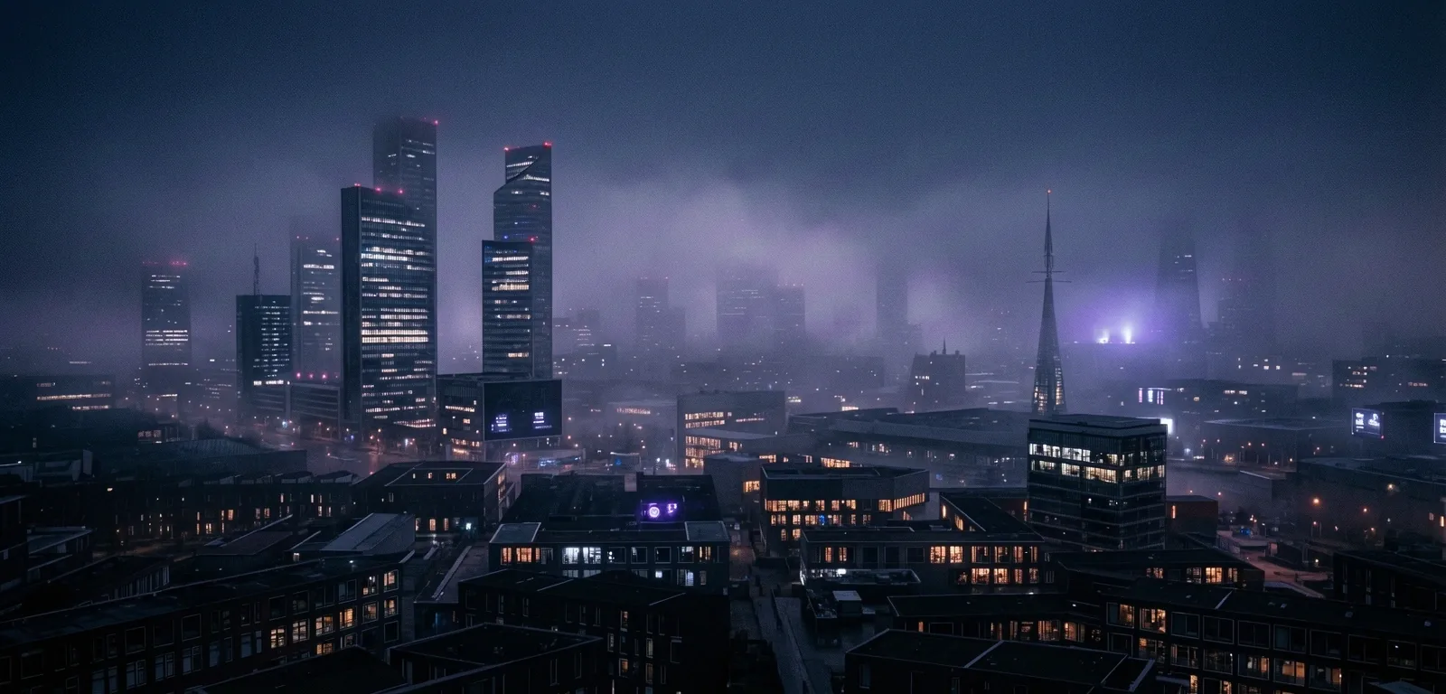 Nachtelijk Rotterdam